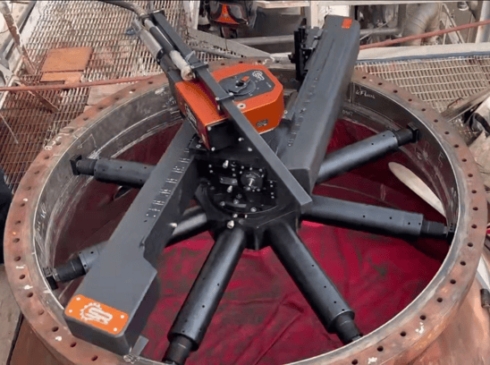 FF-1800 in a Flange