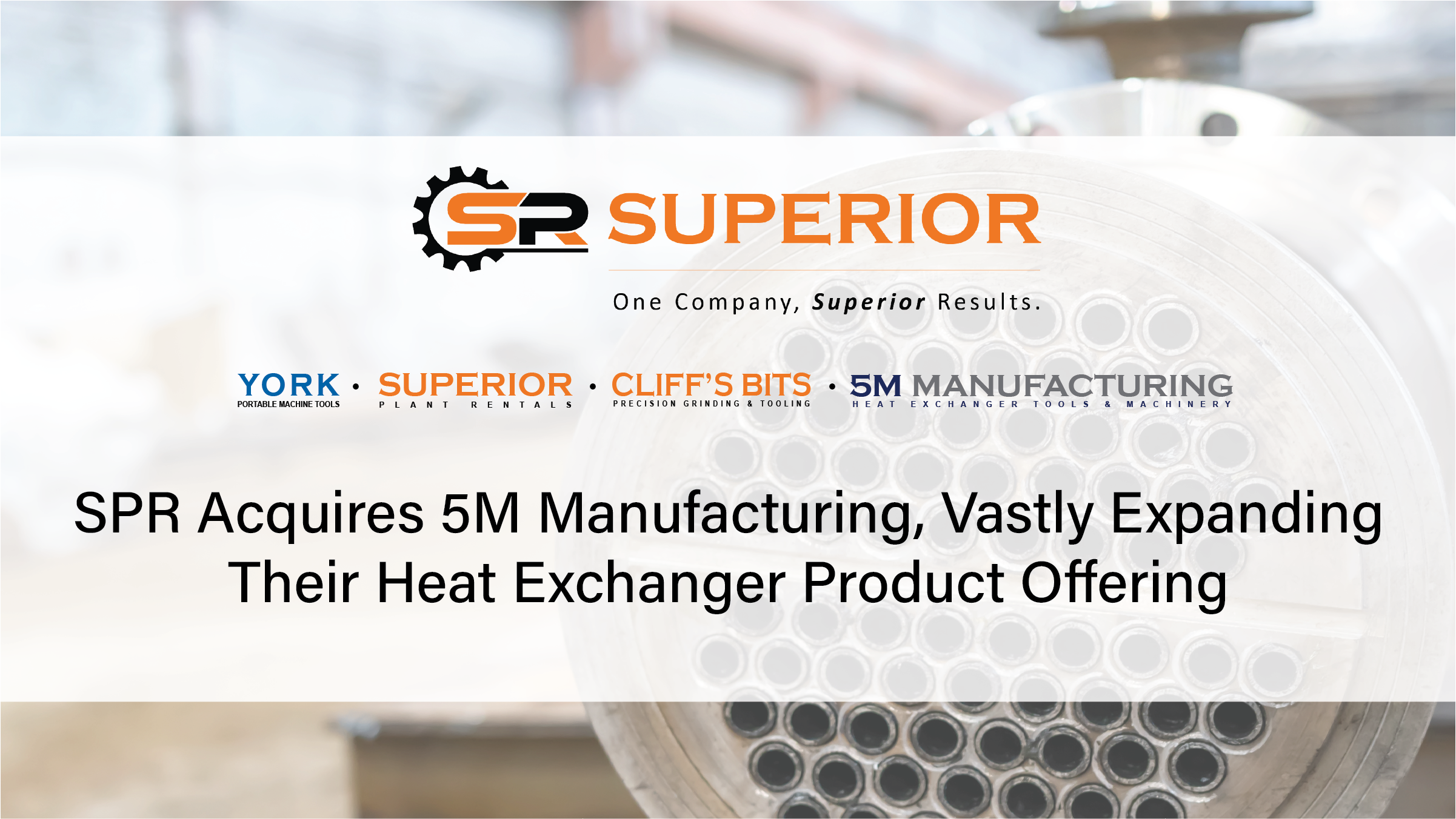 SPR Acquires 5M Manufacturing